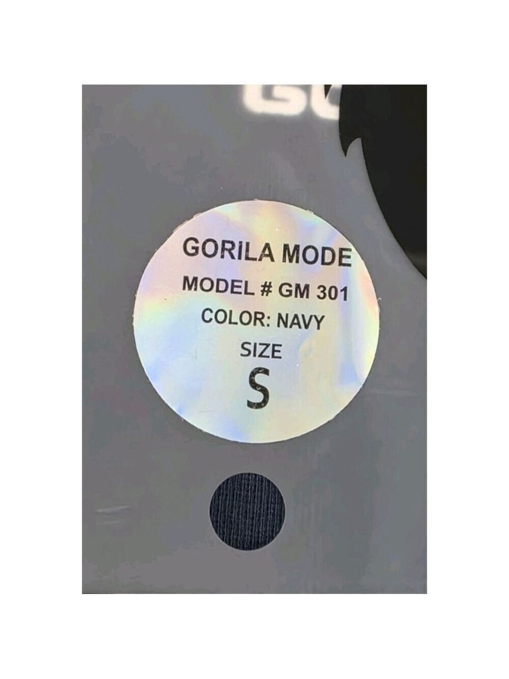 Gorilla Mind Gorilla Mode Tank Top UNISEX - Navy - Size S NEW - Picture 4 of 5